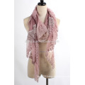 Fashion ladies crochet lace scarf